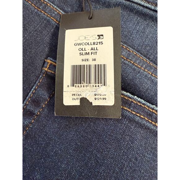 JOE'S Men's Dark Wash Slim Fit Stretch Jeans Sz 38 NWT - Picture 7 of 8